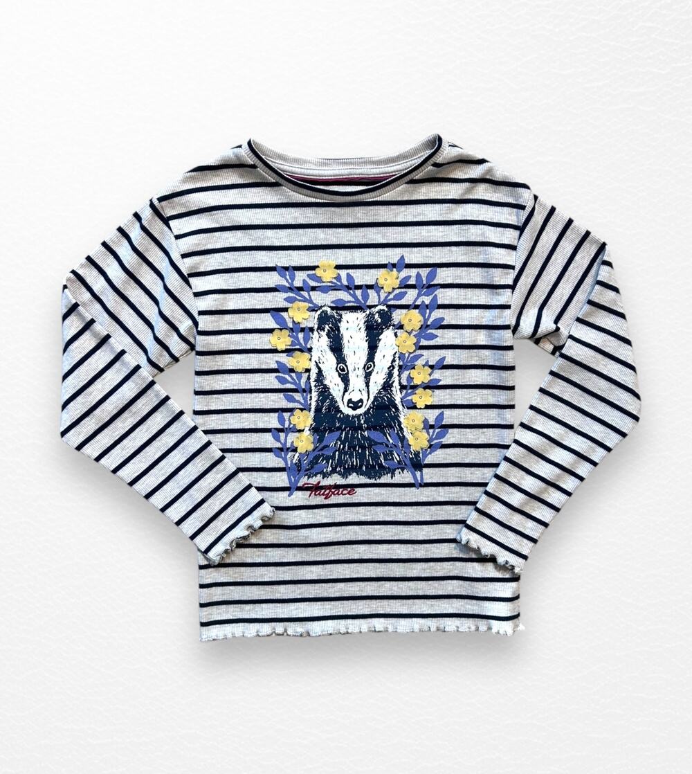Fatface English Badger Ribbed Jersey, size 8/9
